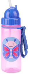 Skip Hop Zoo bögre szívószállal PVC és BPA mentes PP szívószállal Pillangó 12m+ - vitalcafe