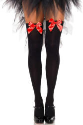 Leg Avenue Magas zokni piros masnival Leg avenue, fekete