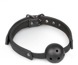 Easytoys Fetish Collection Szájpecek PVC golyóval, fekete