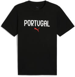 PUMA Férfi Rövid Ujjú Póló Portugal Ftblnrgy PUMA Black S fekete