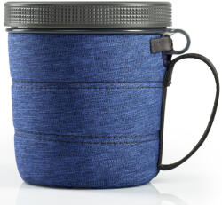 GSI Outdoors Nagyméretű gabonapehely bögre párnázott fedéllel és csavaros kupakkal Fairshare Mug 2 950 ml, kék