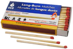 UCO Long Burn Matches Extra hosszú gyufa kandallókhoz és lámpásokhoz