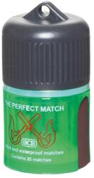 MFH BCB gyufa, dobozzal, víz és szélálló, 25 db