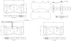 BREMBO fékbetétkészlet, tárcsafék BREMBO P 48 005 (P 48 005)