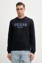 GUESS felső BEAU sötétkék, férfi, nyomott mintás, M5GQ08 KCN01 - sötétkék M