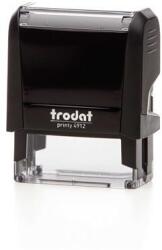 Trodat Bélyegző Trodat Printy 4912 fekete ház kék párnával (IT4912KK)