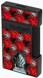 S.T. Dupont Slimmy Game of Thrones House Targaryen szúrólángos öngyújtó - Piros sárkány mintákkal (028112)