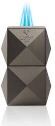 Colibri Quasar Gunmetal, nagy méretű asztali szivargyújtó 3-as szúrólánggal - sötétszürke (C-LI710T3)