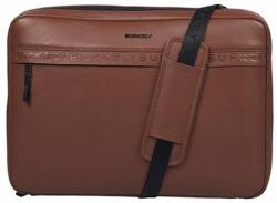 BURKELY barna erezett bőr 15.6 laptoptáska 1005603.84. 24