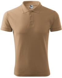 MALFINI Férfi galléros póló Pique Polo - Homokszínű | XXXL (2030818)