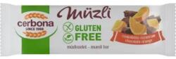 Cerbona csokoládés-narancsos gluténmentes műzliszelet 35g