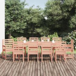 vidaXL 11 részes tömör duglászfenyő kerti étkezőgarnitúra (3154724) - simplexbutor
