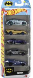 Mattel Hot Wheels: Set de 5 mașinuțe Batman 1/64 - Mattel (1806/JBJ76)