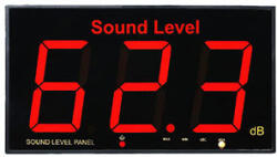 FEKU Sonometru de perete cu LED si ecran larg 30-130 dB 31.5 Hz-8.5 KHz (DMD1010)