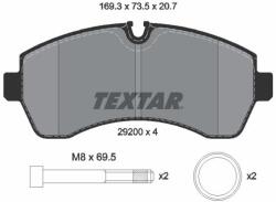 TEXTAR Set placute frana TEXTAR 2920006 (2920006)