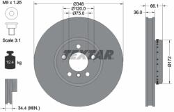 TEXTAR Disc frana TEXTAR 92253725 (92253725)
