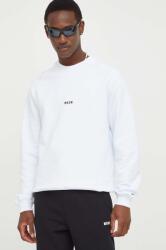 MSGM pamut melegítőfelső fehér, férfi, sima - fehér M