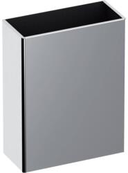 Delabie vandálbiztos fali hulladékgyűjtő, fedő nélküli, robusztus kialakítás, 25 literes, 1 mm vastag r. m. acél, selyem (DEL510461S)