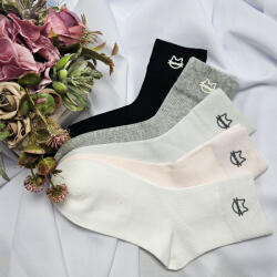 Aura Via Női zokni anyagában mintás cicusos 5 pár/cs 35-38 90138