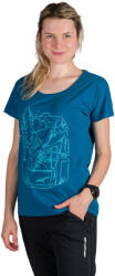 Northfinder Tricou outdoor bumbac organic femei Darcy inkblue (108278-526-103)