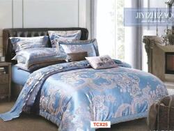 Lenjerii de pat Jacquard Lux, 4 piese, cod TCX25 Lenjerie de pat