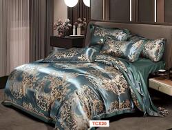 Lenjerii de pat Jacquard Lux, 4 piese, cod TCX20 Lenjerie de pat