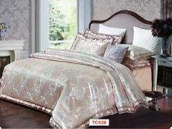 Lenjerii de pat Jacquard Lux, 4 piese, cod TCX28 Lenjerie de pat