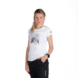 Northfinder Tricou outdoor bumbac organic femei Sabrina white (108277-377-103)