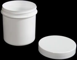  Kozmetikai tégely 125 ml - fehér, csavaros tetejű