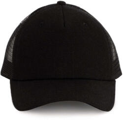 K-UP KP170 hálós baseball sapka 5 panellel, műanyag csattal K-UP, Black/Black/Black-U (kp170bl-bl-bl-u)