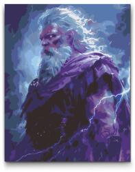  Festés számok szerint - Zeusz - az istenek királya Méret: 30x40cm, Keretezés: Keret nélkül (csak a vászon)