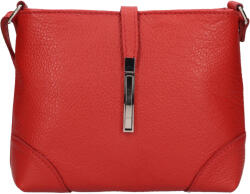 Italia Női bőr crossbody kézitáska Italia Marlen - piros