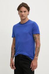 Tommy Jeans pamut póló férfi, sima, DM0DM04411 - kék M