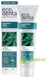 Ecodenta Pasta pentru Dinti Sensibili cu CBD si Probiotice 100ml