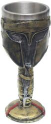 Tole 10 Imperial Pocal Medieval Spartan Helmet, 18cm 200ml decorat 360grade Tole 10 Imperial 39763