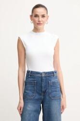 Calvin Klein pamut top fehér, K20K208422 - fehér M