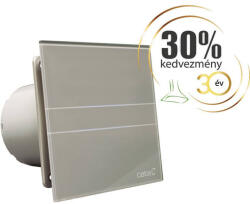 CATA E-100MST ventilátor metakrilát előlappal, utószellőztető funkcióval, szürke (00900803) - muszakinet