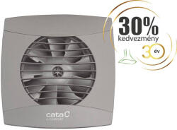 CATA UC-10 Timer Silver ventilátor utószellőztető funkcióval, pillangószeleppel, szürke (01201000) - muszakinet