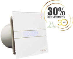 CATA E-100MTH ventilátor metakrilát előlappal, utószellőztető és páraérzékelő funkcióval, fehér (00900203) - muszakinet
