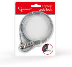 Gembird számkódos notebook kábelzár (LK-CL-01)