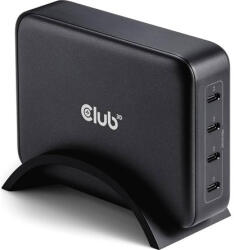 Club 3D HUB Club3D Travel Charger 240 Watt GaN technology, Four port USB Type-C, Power Delivery(PD) 3.1 and PPS Support (CAC-1918)