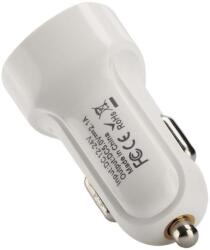 MobilPro USB autós töltő 2.1A fehér