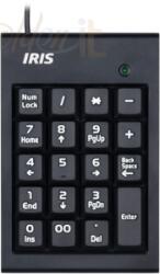 IRIS Billentyűzet IRIS B15 USB numerikus billentyűzet Black B15 (B-15)