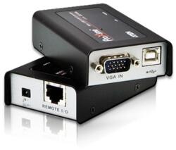 Aten Console mini extender cu cablu USB+VGA Cat5e 100 CE100 (CE100)