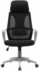 Q-095 Ergonomikus Hálós Forgószék Fejtámlával Fekete OBRQ095CSZ (SIG-OBRQ095CSZ)