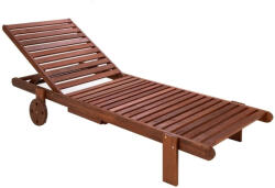 King Home Azure Fa Kerti Napozóágy Állítható Háttámlával Barna (KHM-5900168832466)