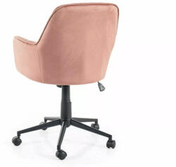 Q-886 Velvet Forgószék Antik Rózsaszín Bársony TILT (SIG-OBRQ886VRA)