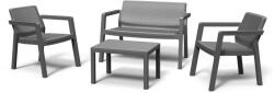 Keter Set mobilier gradina graphite fara perne Emily Patio 246589
