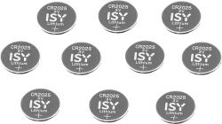 ISY CR2025 Lítium gombelem, 3V, 10db (IBA-3025) (IBA-3025)