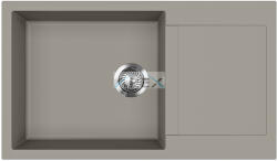 Evido Cubo XL 6S compact gránit mosogató, 860 x 500 mm, platina (442060) - webmuszaki